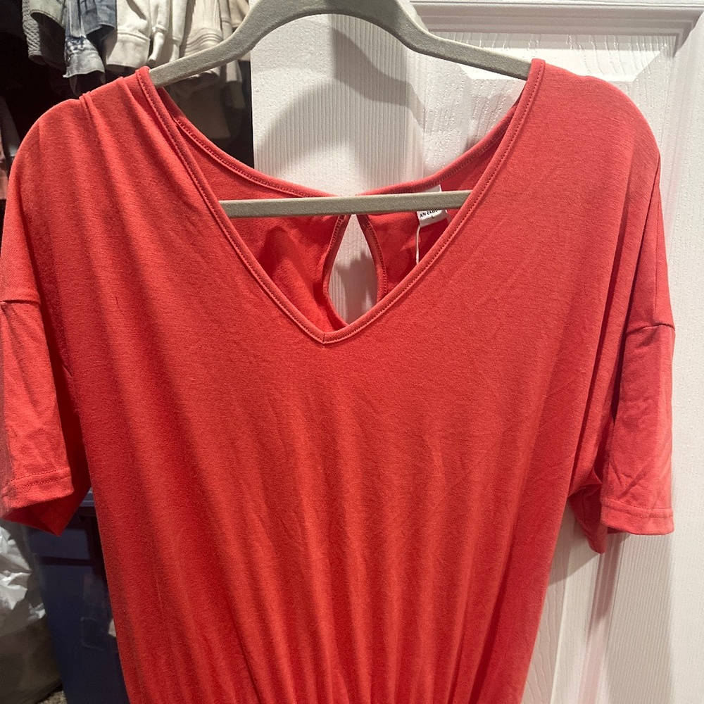 Short sleeve jumpsuit
